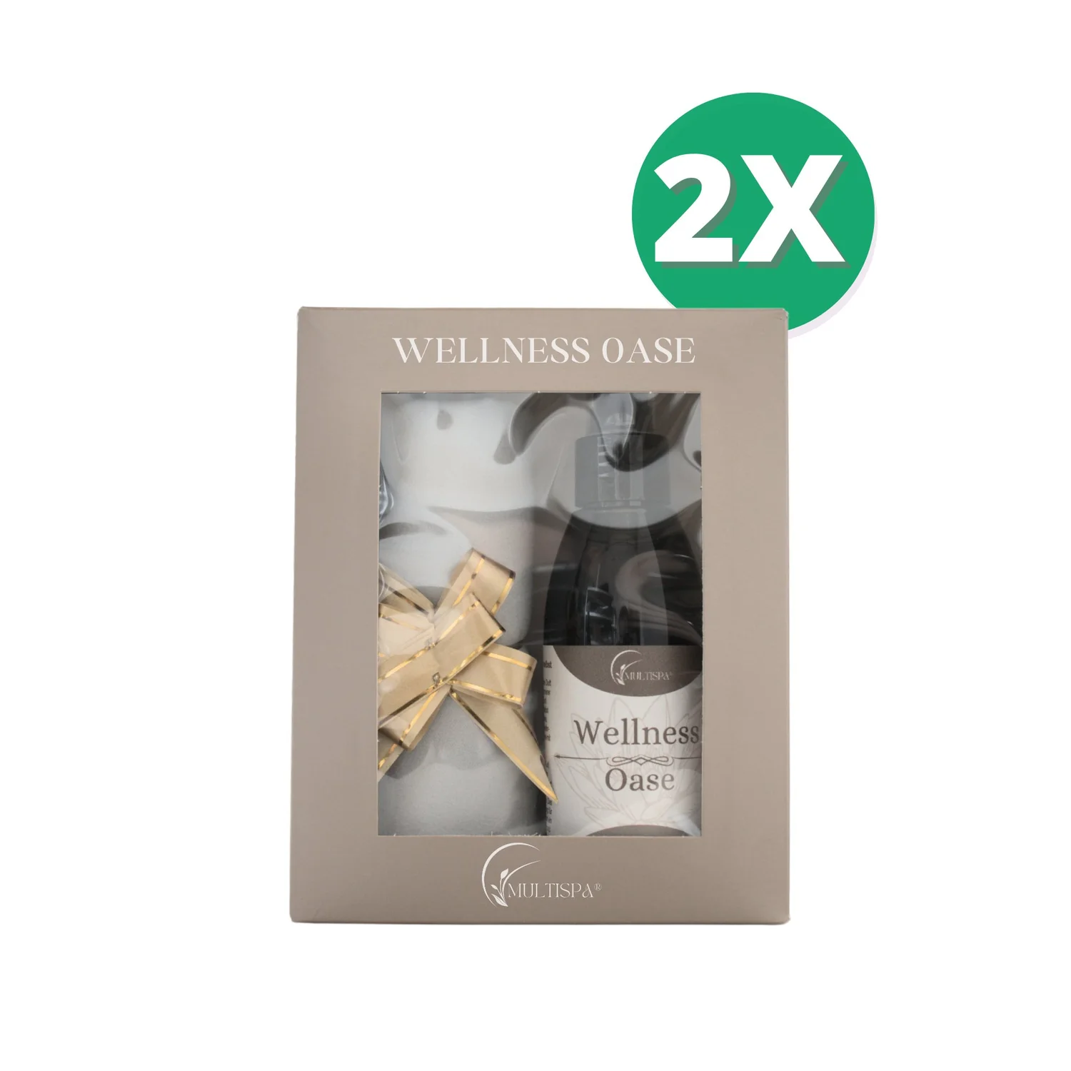 Multispa® Wellness Oase Duft + Mikrofasertuch 2er – set